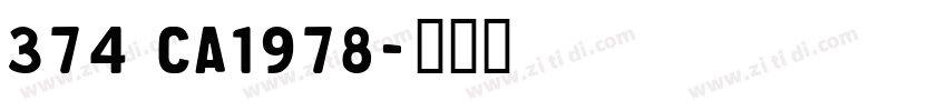 374 CA1978字体转换